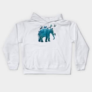 Animals family #animals Kids Hoodie